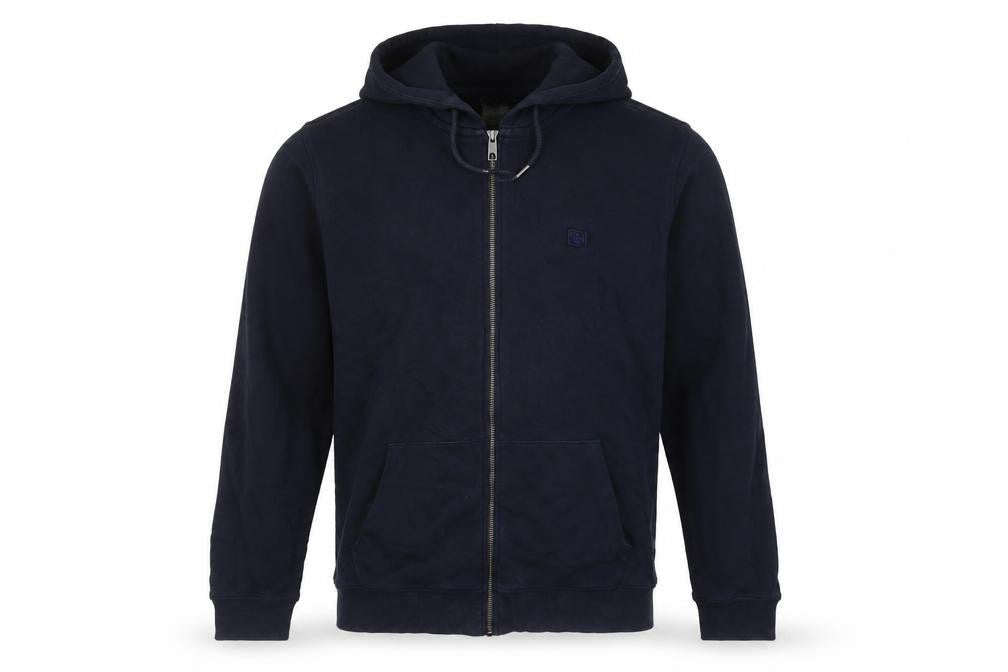 Esprit Men's Blue XL Hooded Basic Jacket