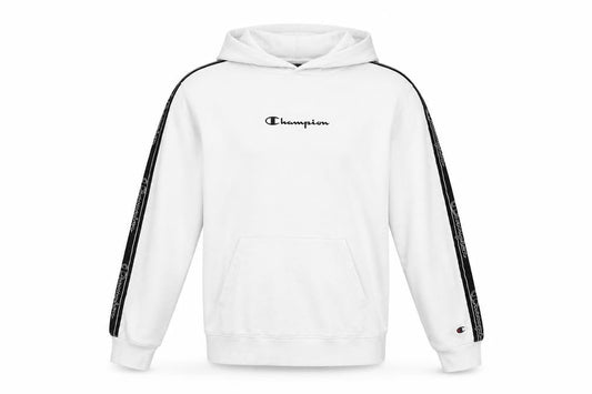 Champion Men's White Pullover Hoodie - Medium