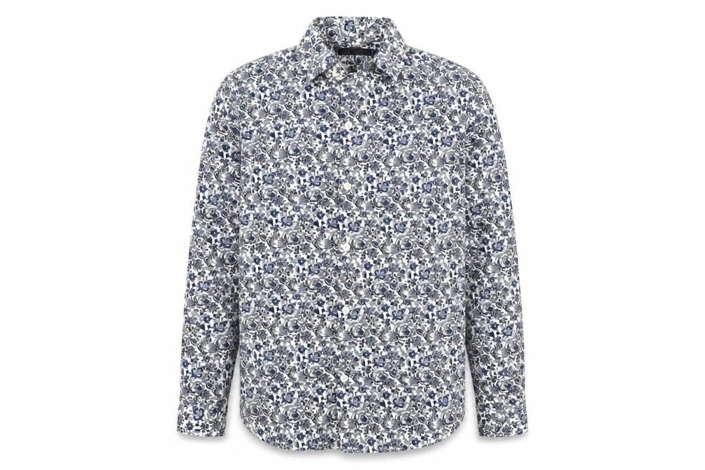 Next Boys' Multicoloured Floral Button-Up Shirt, Size 10