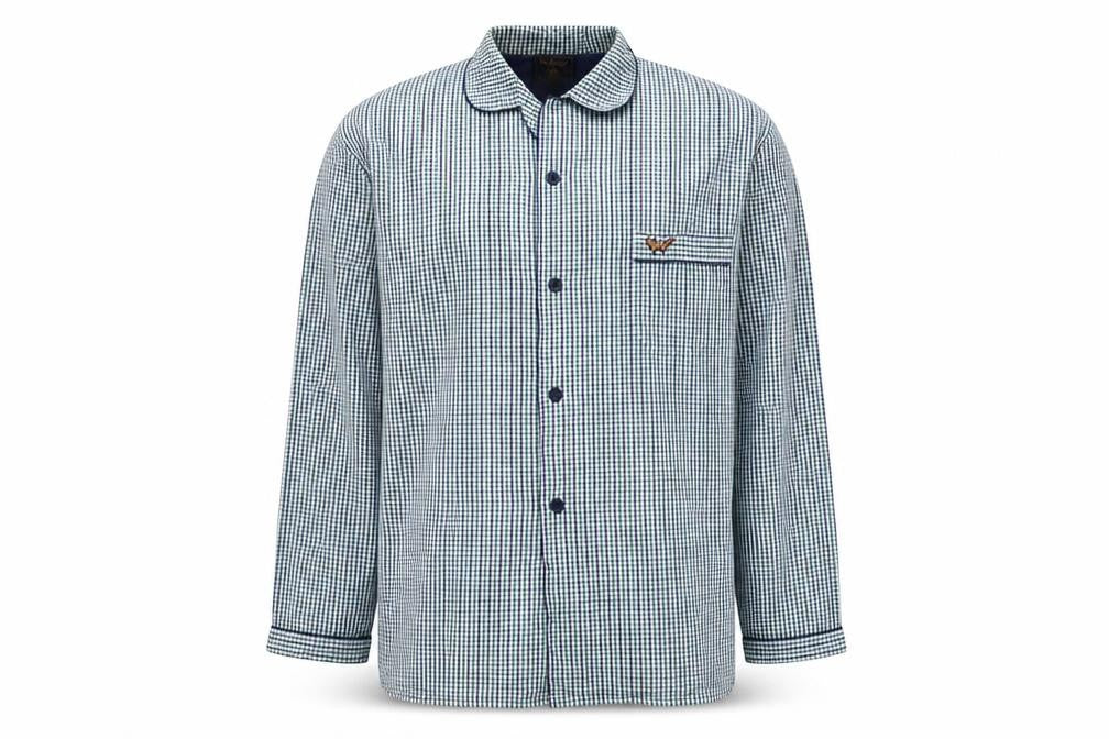 Wolsey Men's Multicoloured Check XL Pyjama Top