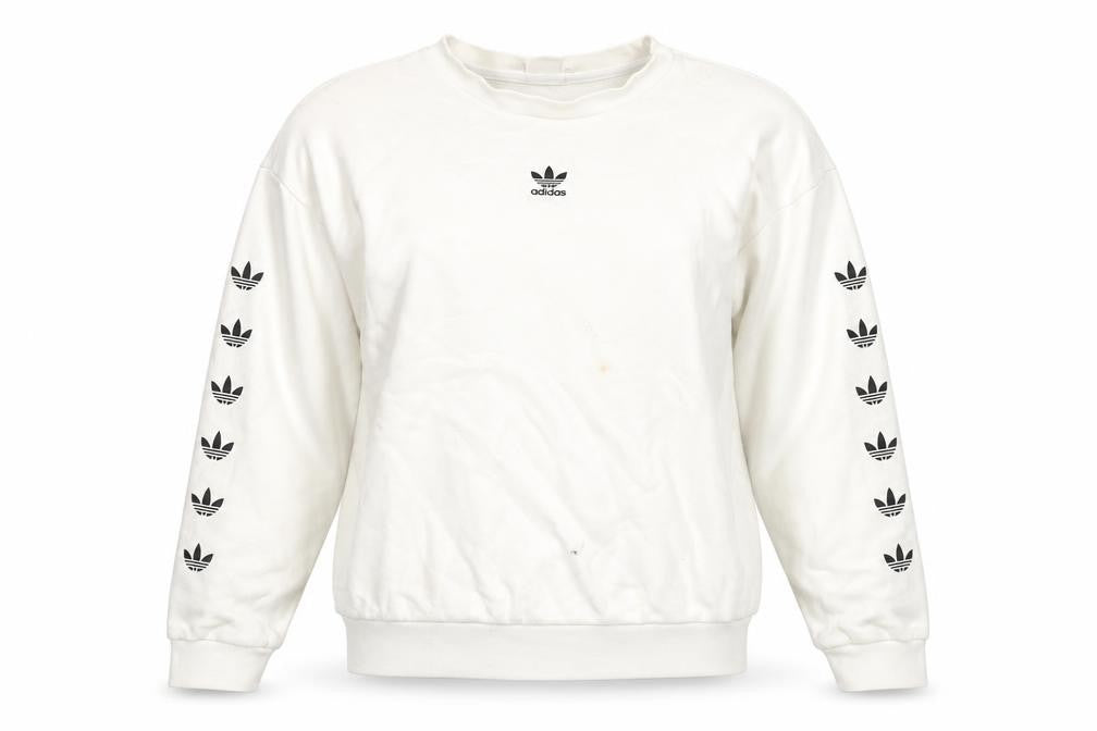 Adidas Women's White Pullover Sweatshirt Size 6