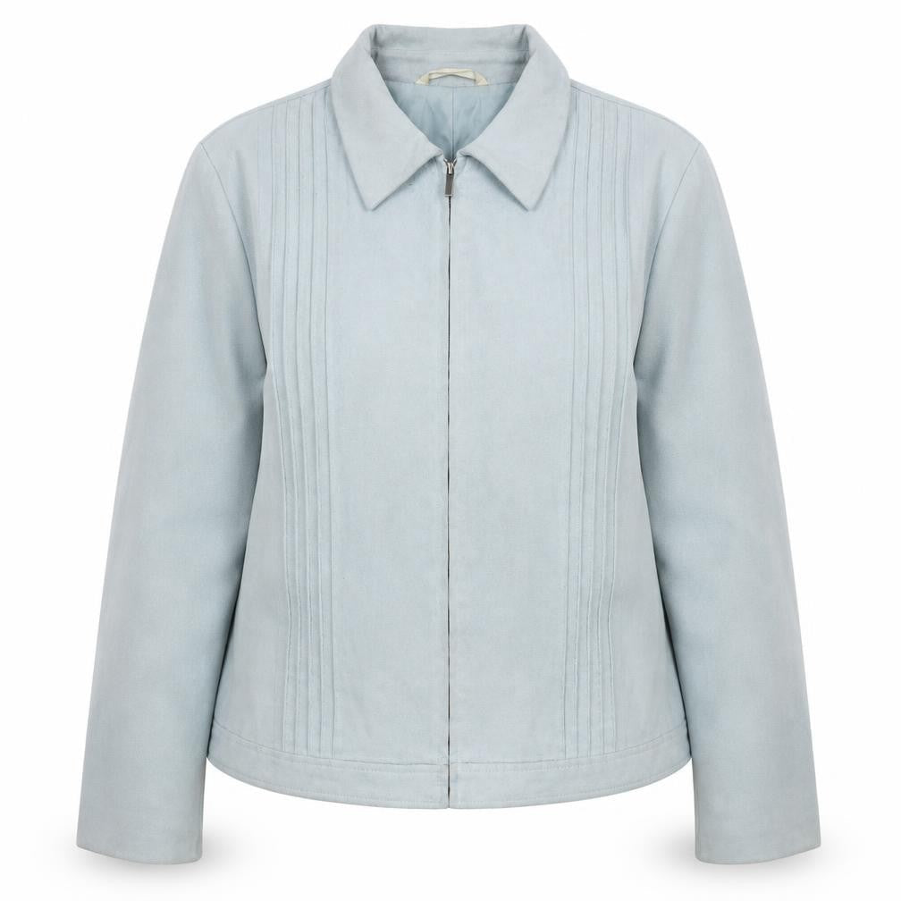Marks & Spencer Women's Blue Jacket Size 14 Zip