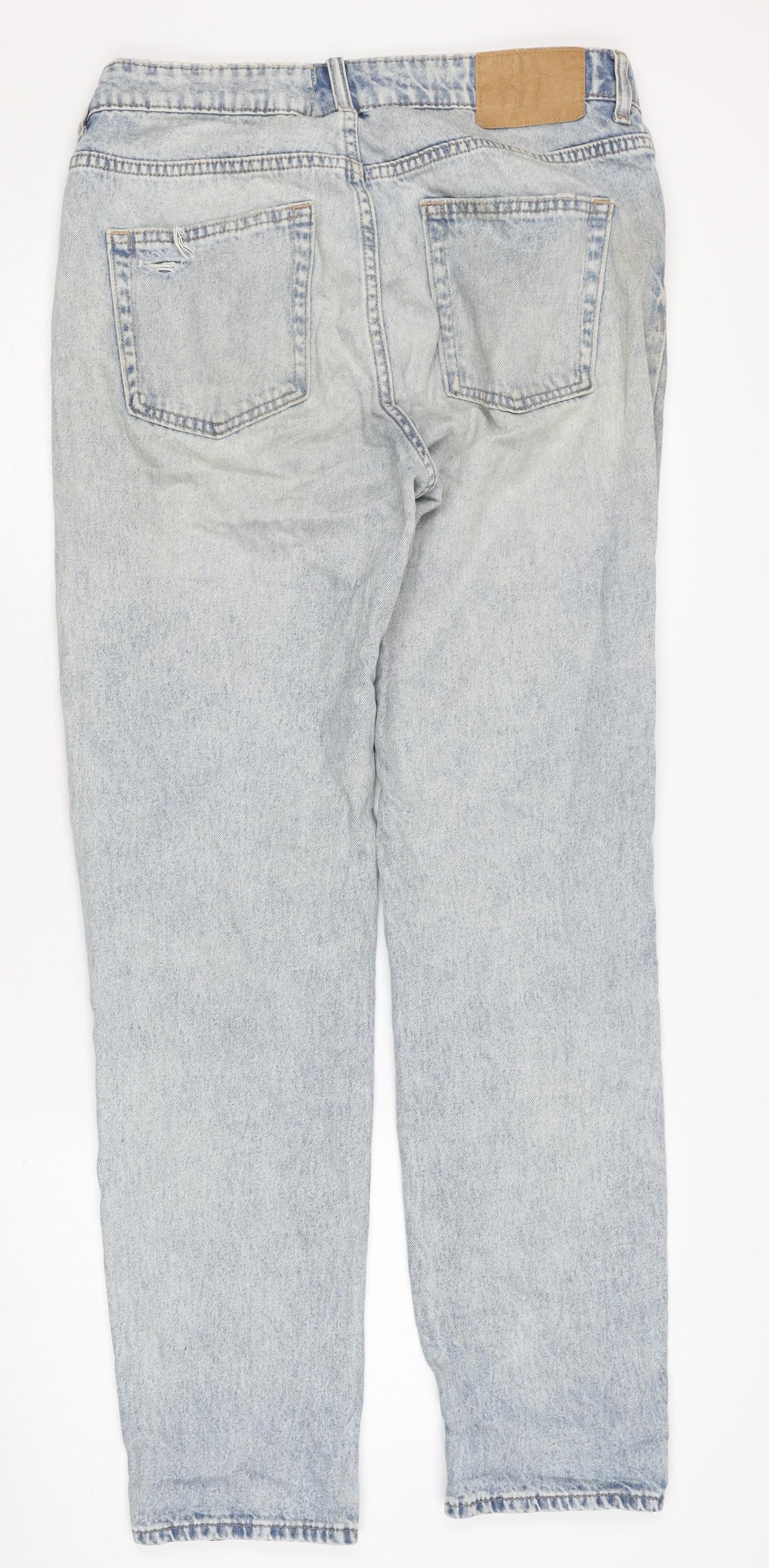 H&M Women's Blue Straight Jeans Size 10