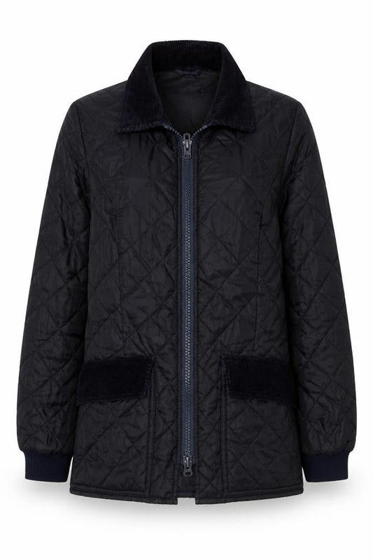 The Paddock Women's Black Quilted Jacket Size 6