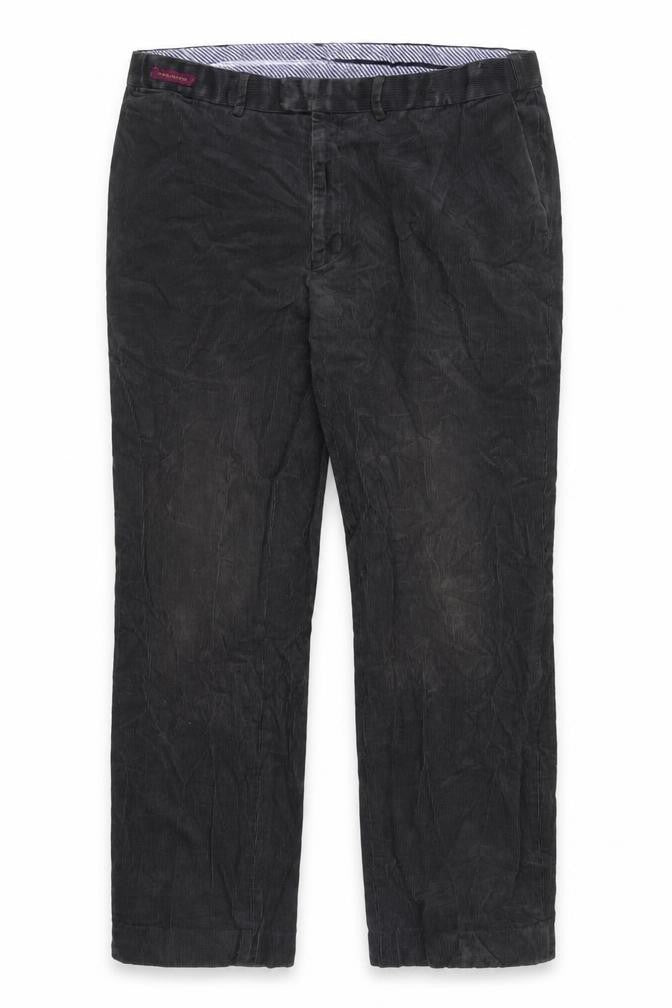 Marks & Spencer Black Corduroy Men's Trousers