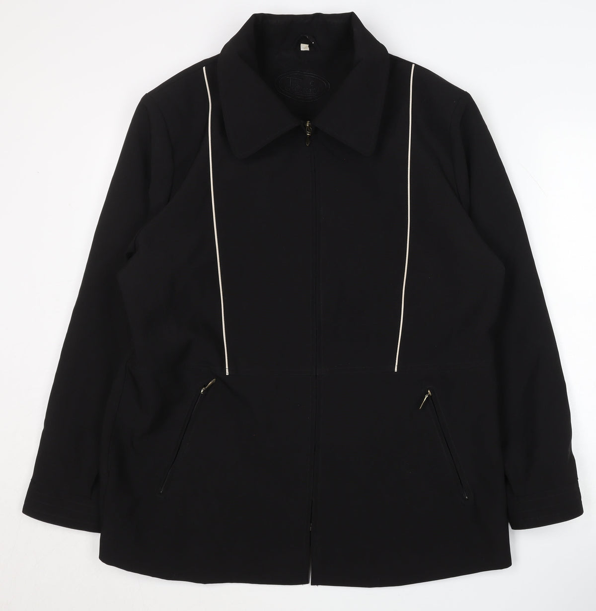JBC Collection Women's Black Basic Jacket Size 16