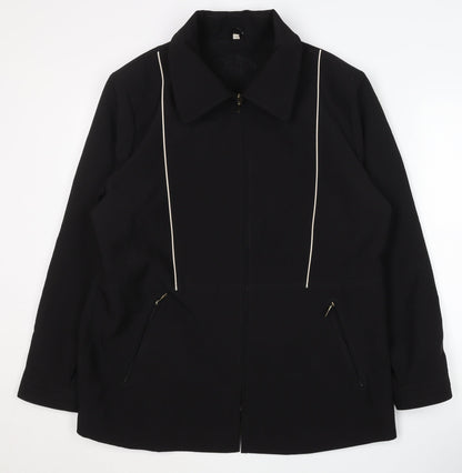 JBC Collection Women's Black Basic Jacket Size 16