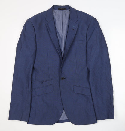 Cedarwood State Men's Blue Slim Fit Jacket 36R