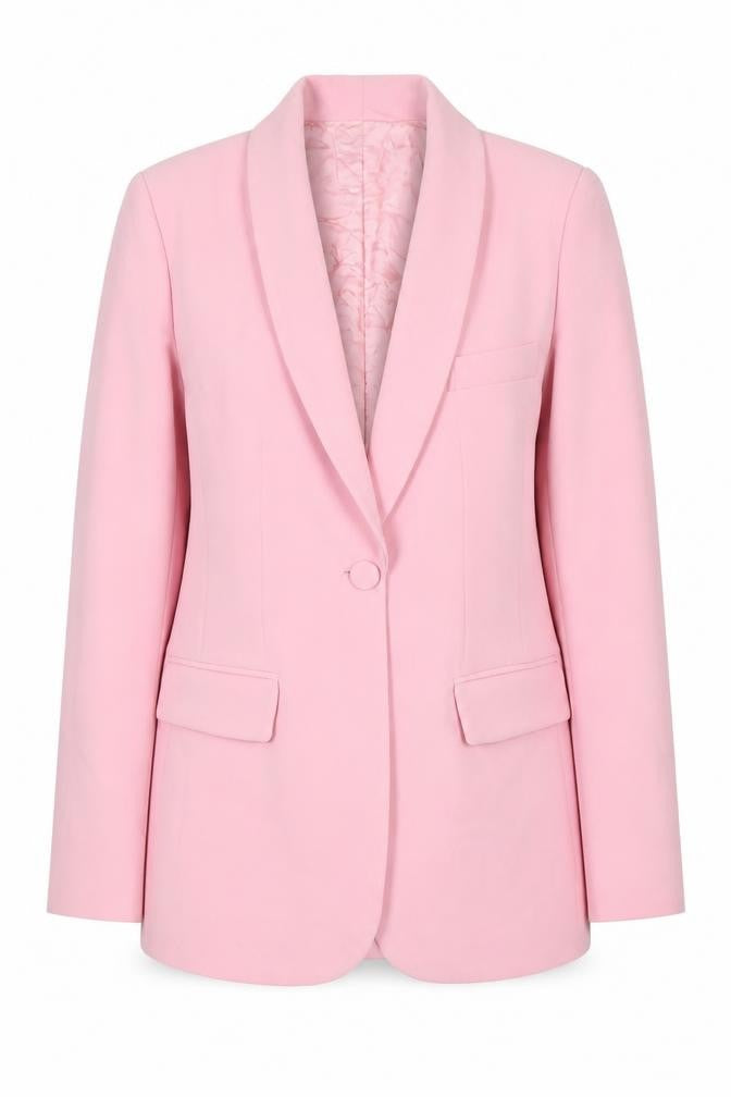 Zara Women's Pink Shawl Lapel Blazer, Size 6
