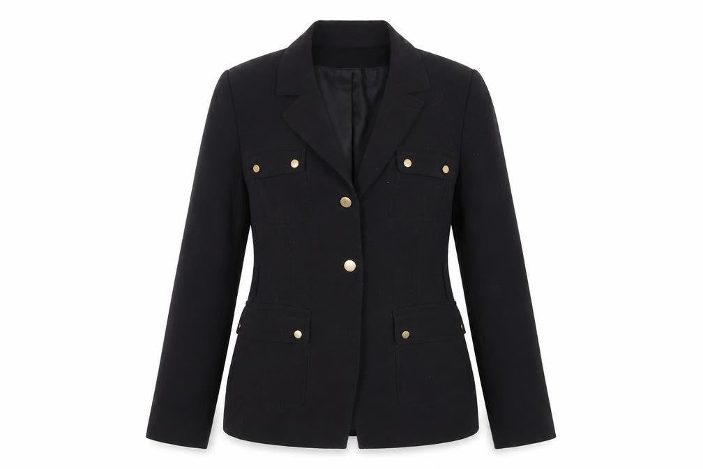 Marc New York Women's Black Blazer Size 6 Long Sleeve
