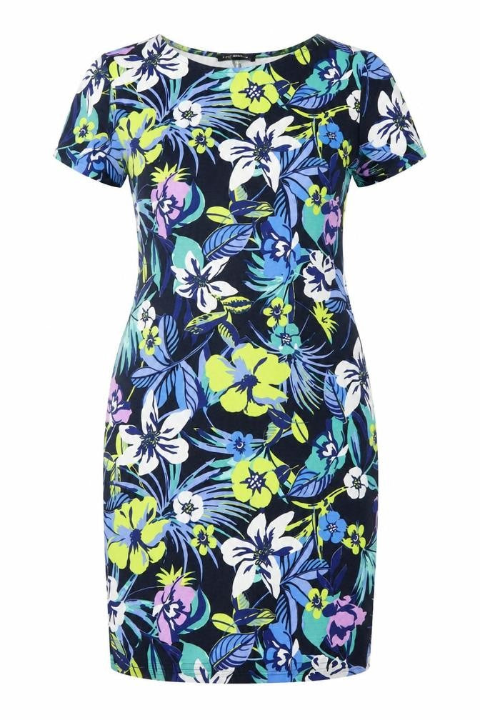 Betty Barclay Women's Multicoloured Floral Sheath Dress Size 14