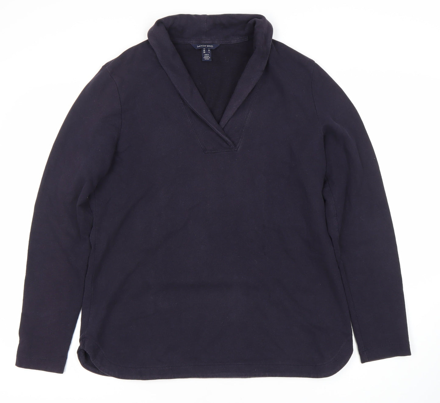 Lands' End Men's Blue Pullover Sweatshirt, Size L