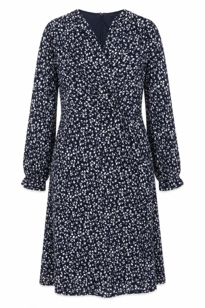 Phase Eight Women's Blue Floral A-Line Dress