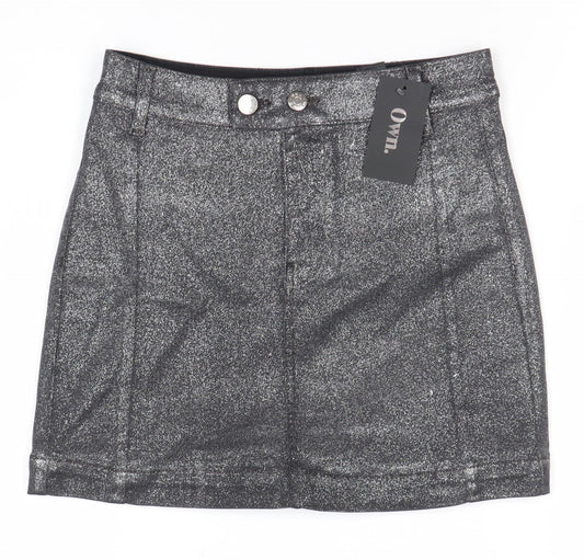 Own Women's Black Short Skirt Size 8 Party Wear