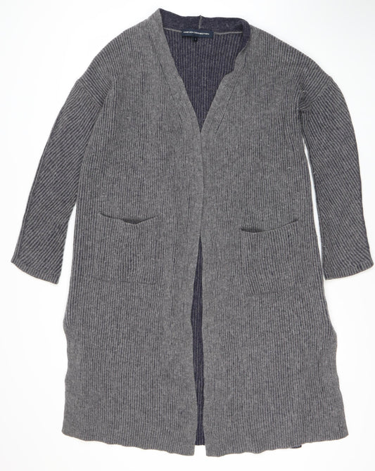 French Connection Women's Grey Cardigan, Size S, Autumn/Winter