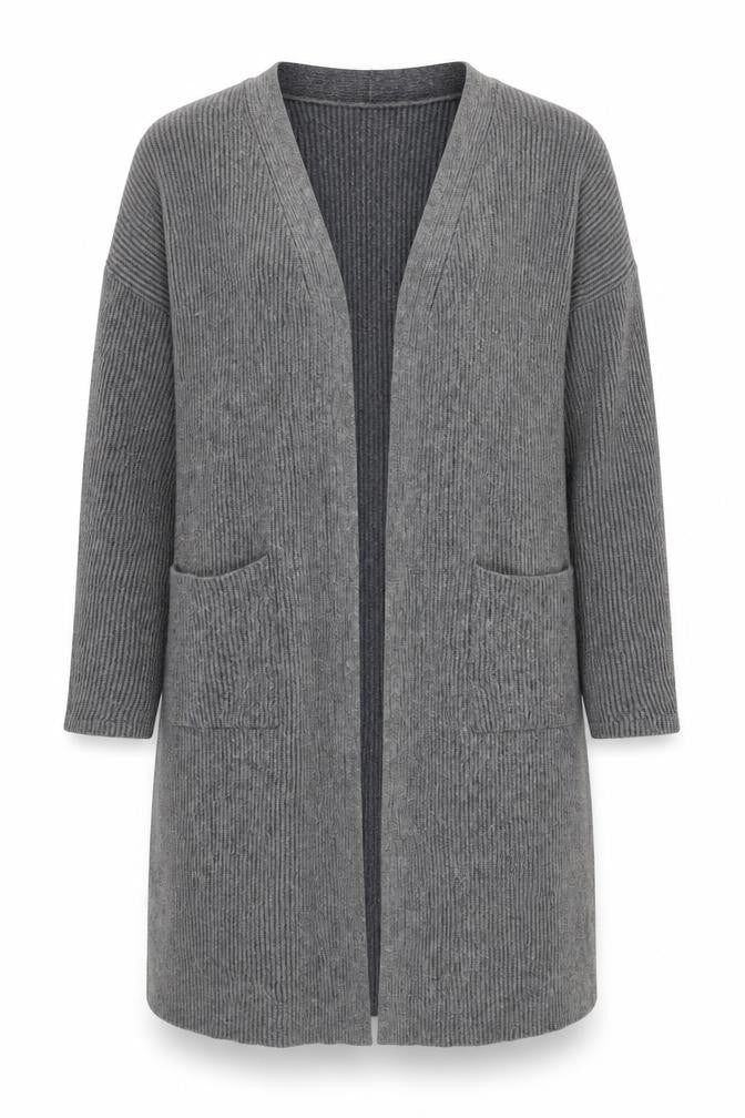 French Connection Women's Grey Cardigan, Size S, Autumn/Winter