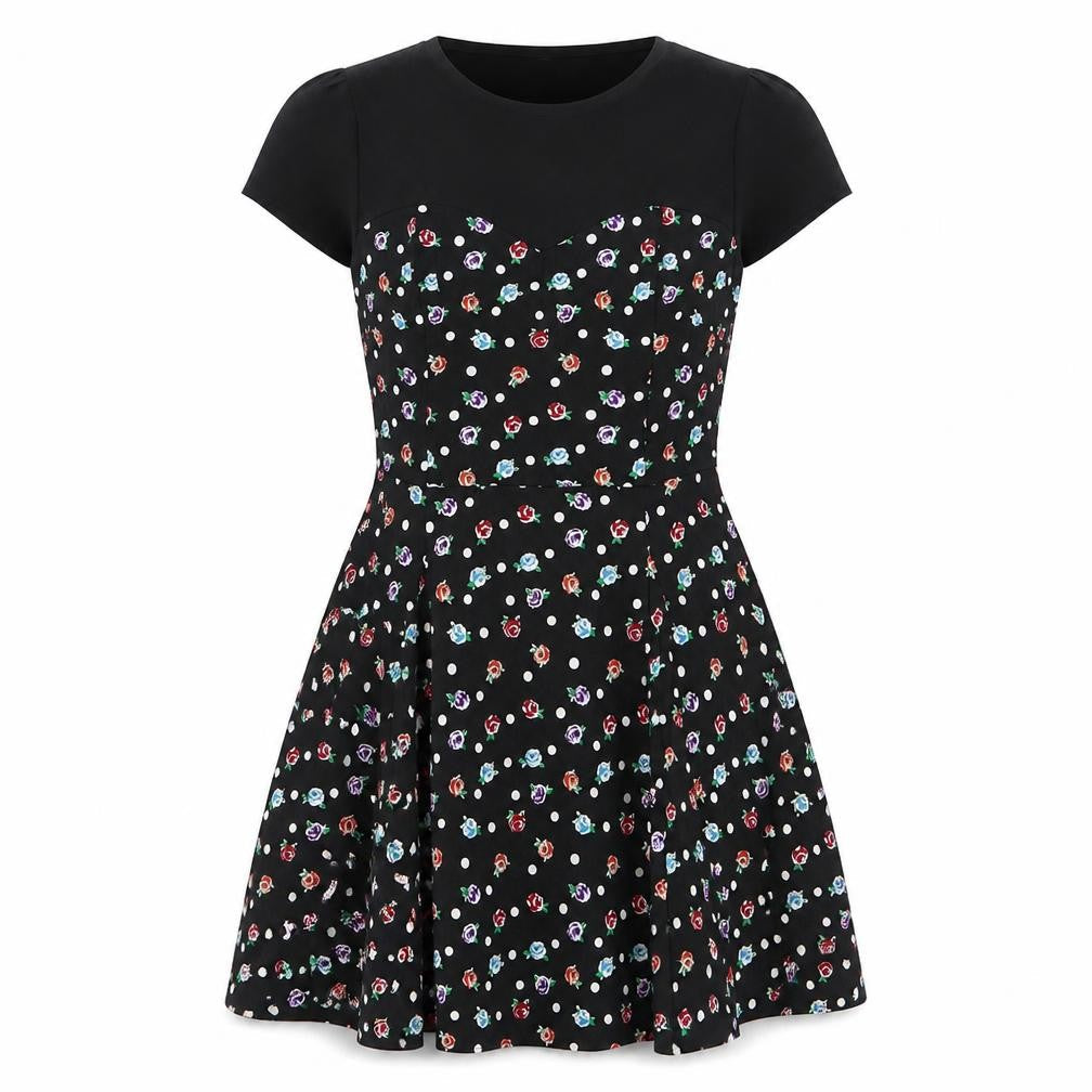 By Henry Holland Women's Black Floral Dress, Size 12