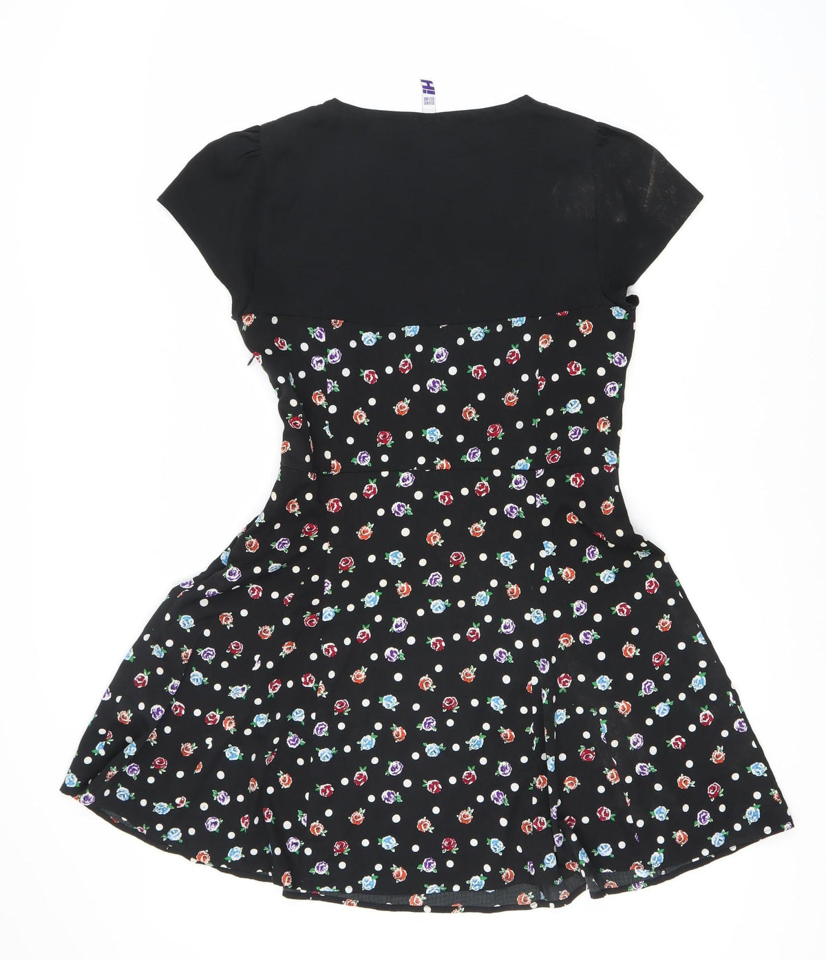 By Henry Holland Women's Black Floral Dress, Size 12