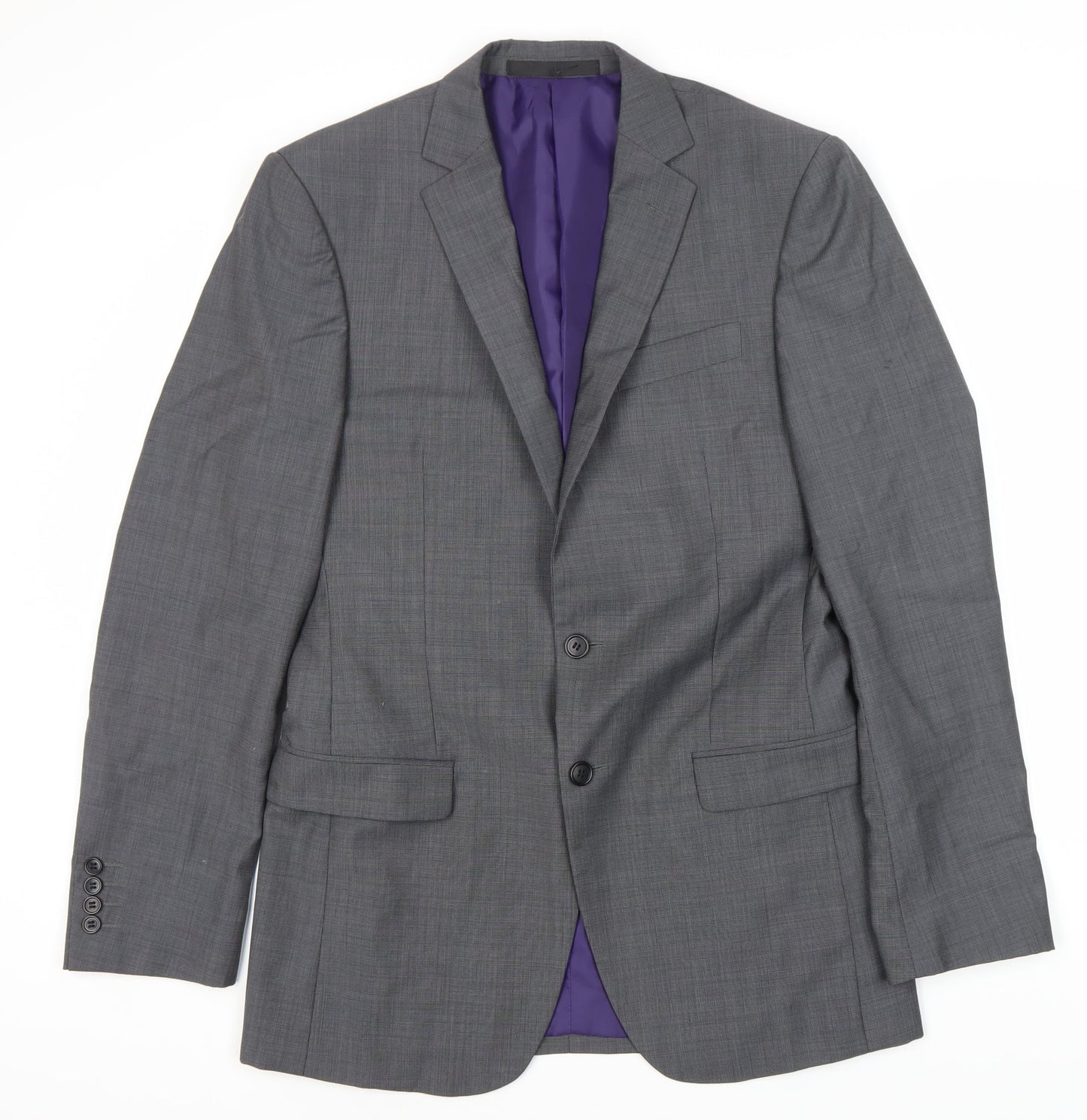 Marks and Spencer Men's Grey Long Blazer 38L