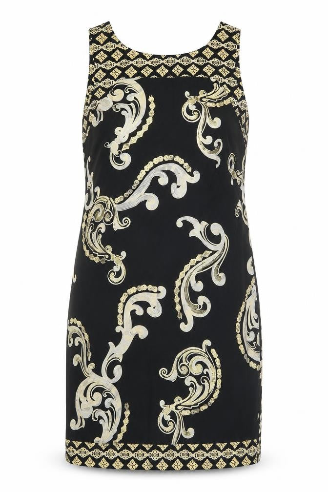 Wallis Women's Black Sheath Dress, Size 12, Elegant Partywear