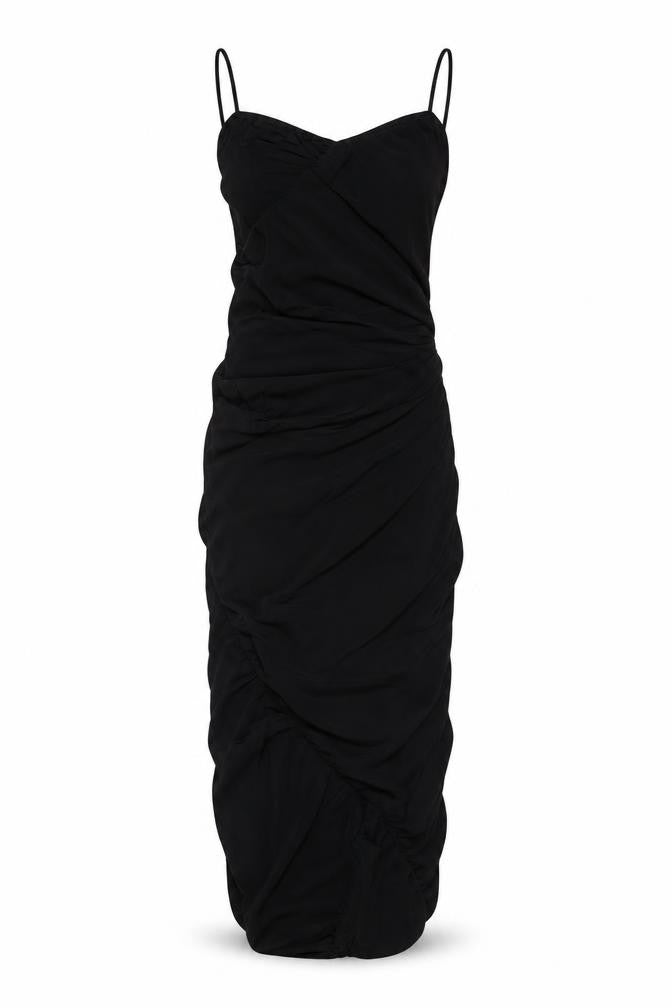 Nasty Gal Women's Black Slip Dress Size 10 Party Chic