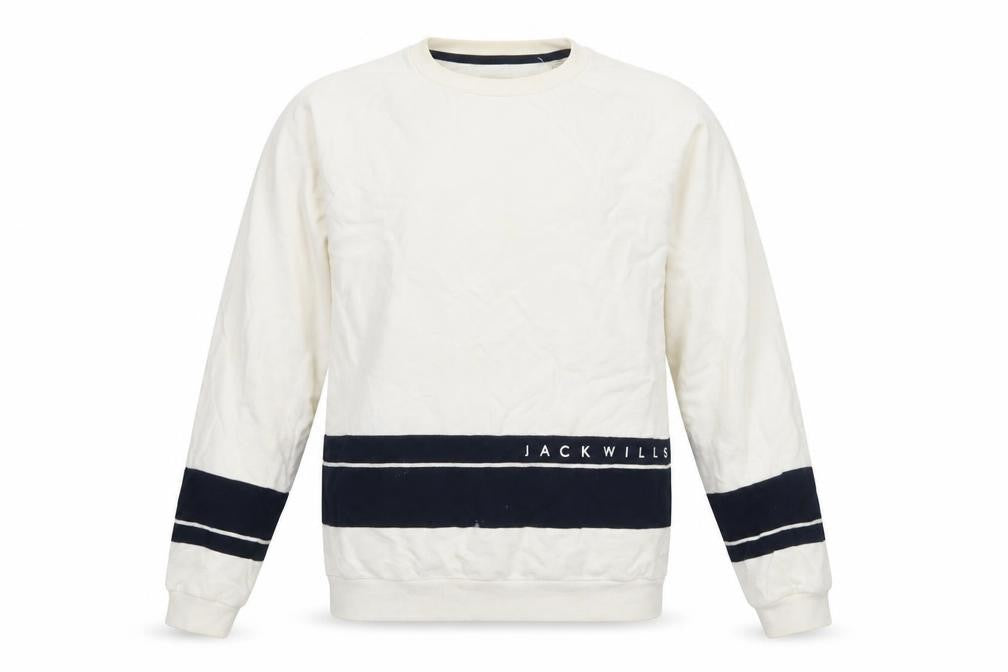 Jack Wills Men’s Ivory Logo Sweatshirt S