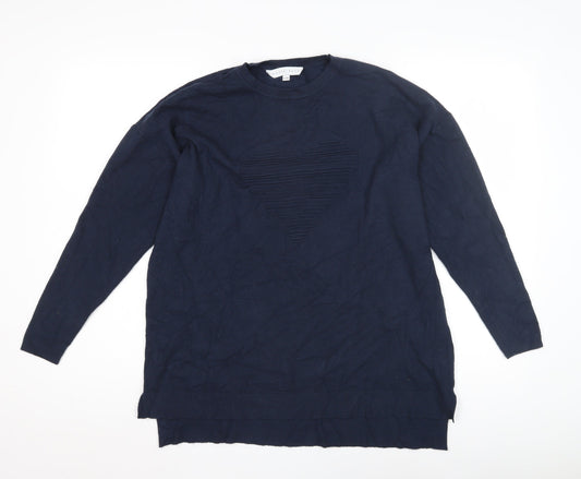 Amara Reya Women's Blue Pullover Jumper S-M