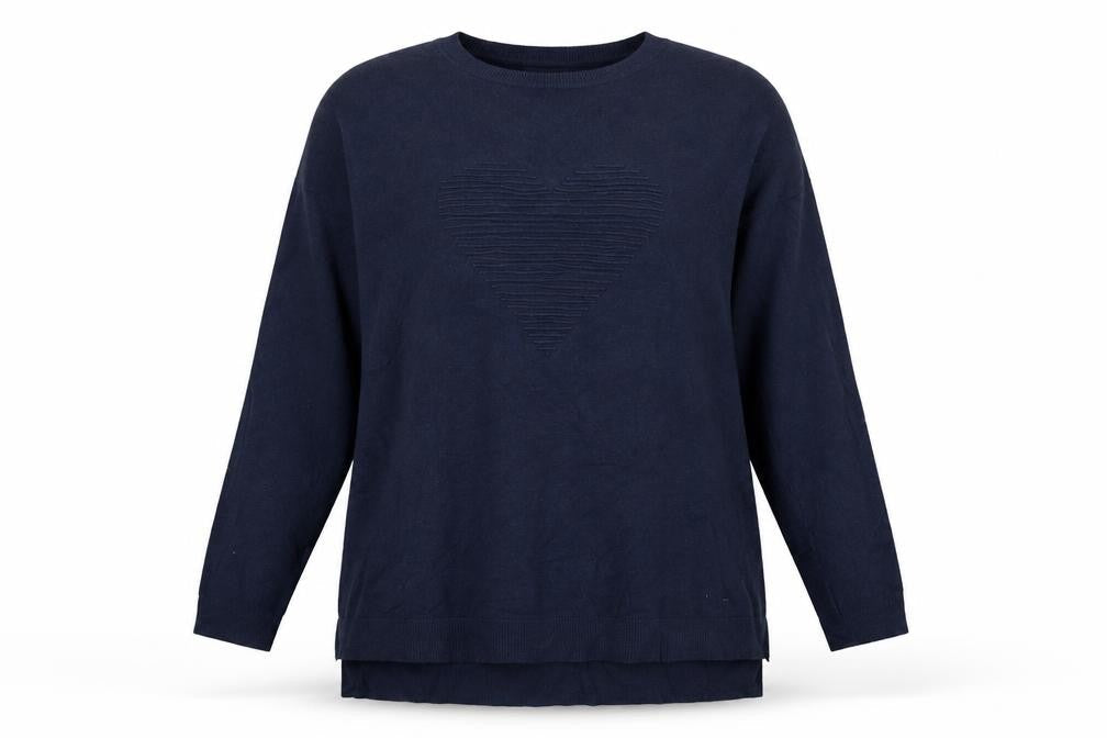 Amara Reya Women's Blue Pullover Jumper S-M