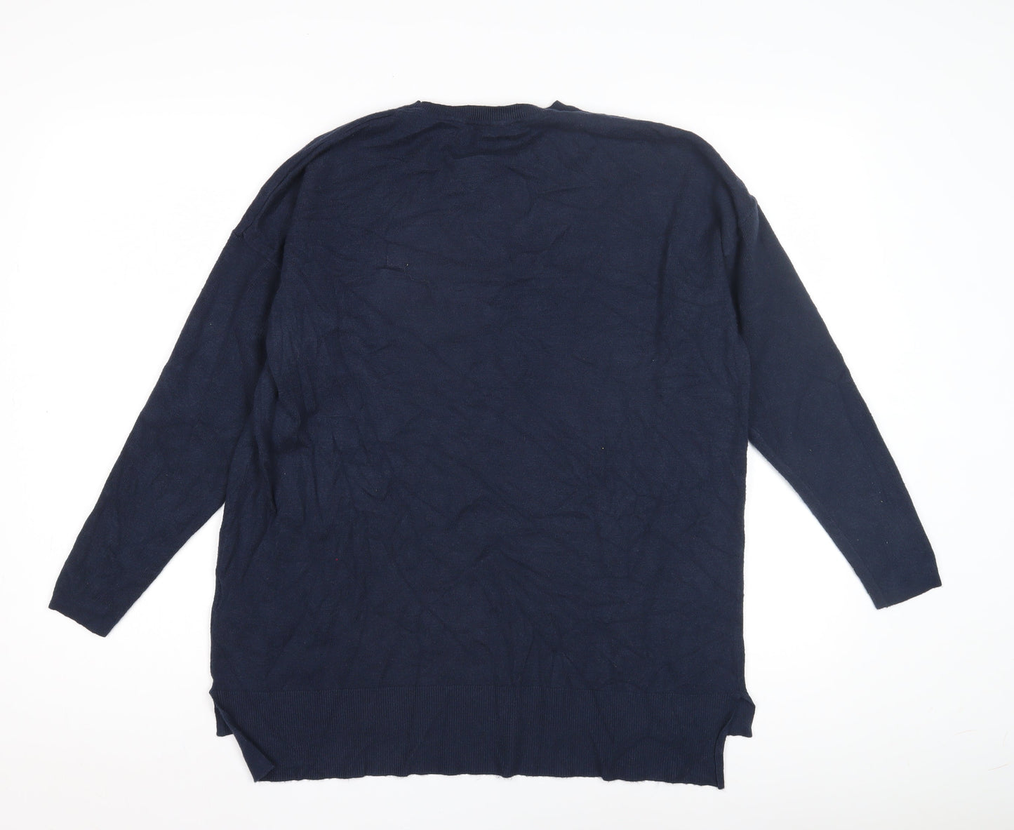 Amara Reya Women's Blue Pullover Jumper S-M