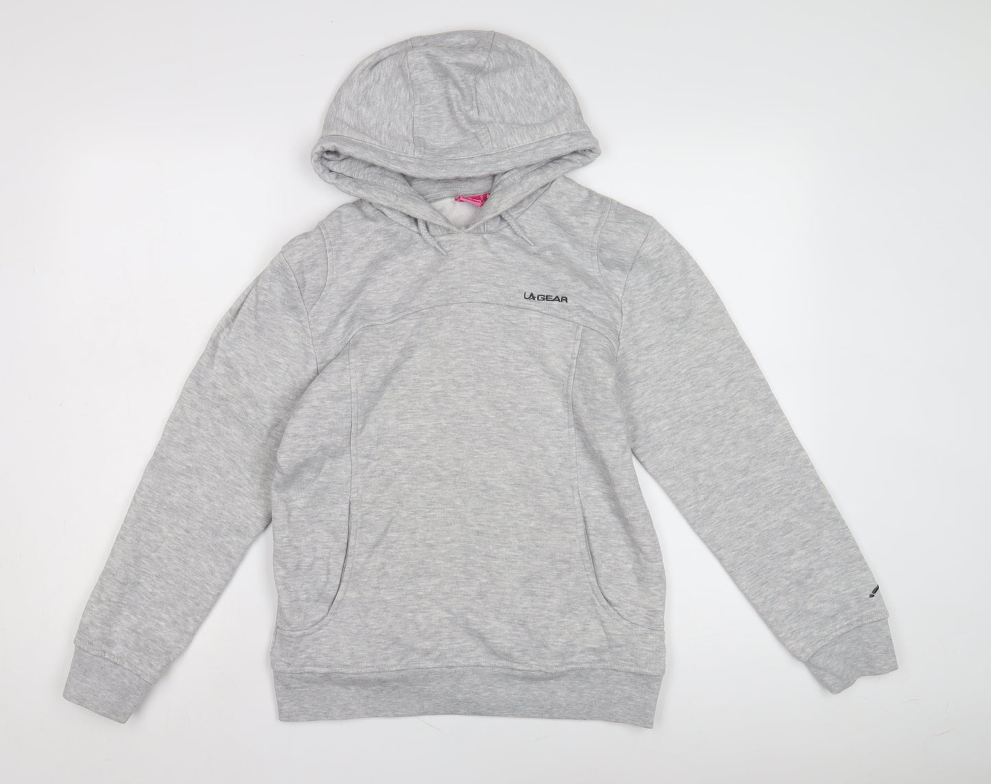 LA Gear Women's Grey Pullover Hoodie Size 8