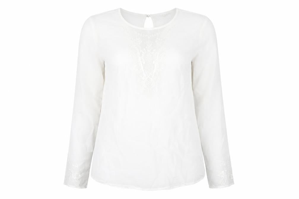 River Island Women's White Blouse Size 16