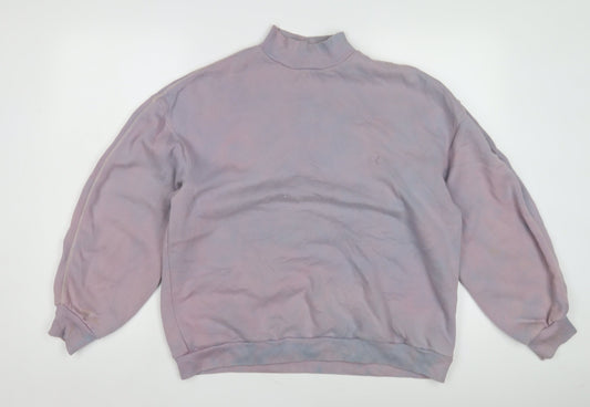 Bershka Women's Purple Sweatshirt, S, Casual Wear