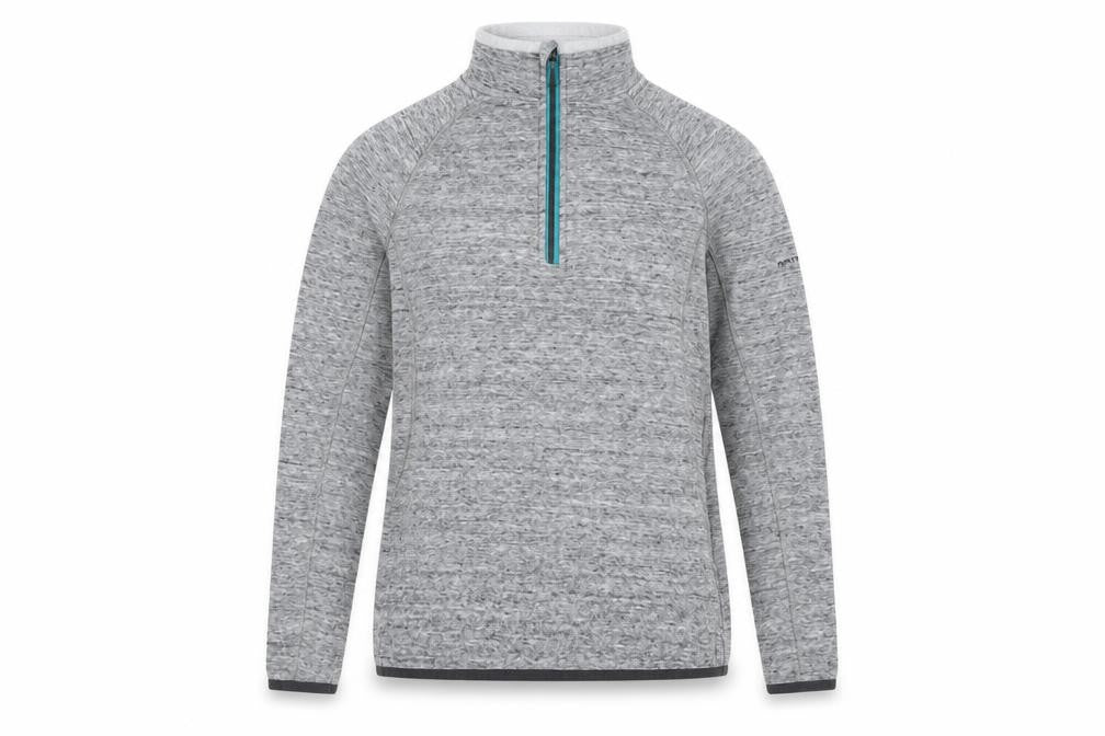 Trespass Women's Grey 1/4 Zip Sweatshirt Size S