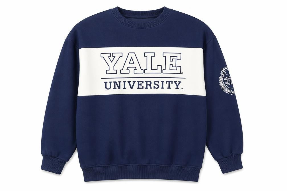 Yale University Unisex Blue XS Sweatshirt Pullover