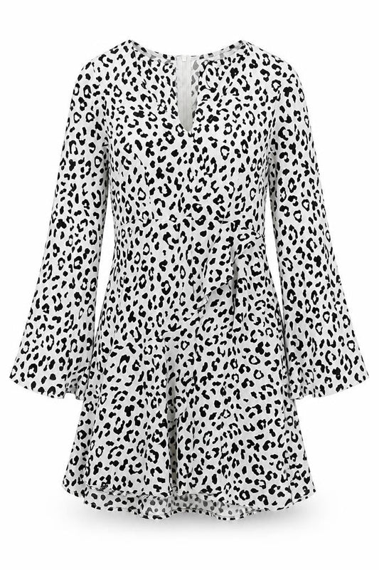 Boohoo Women’s Multicoloured Leopard Print A-Line Dress