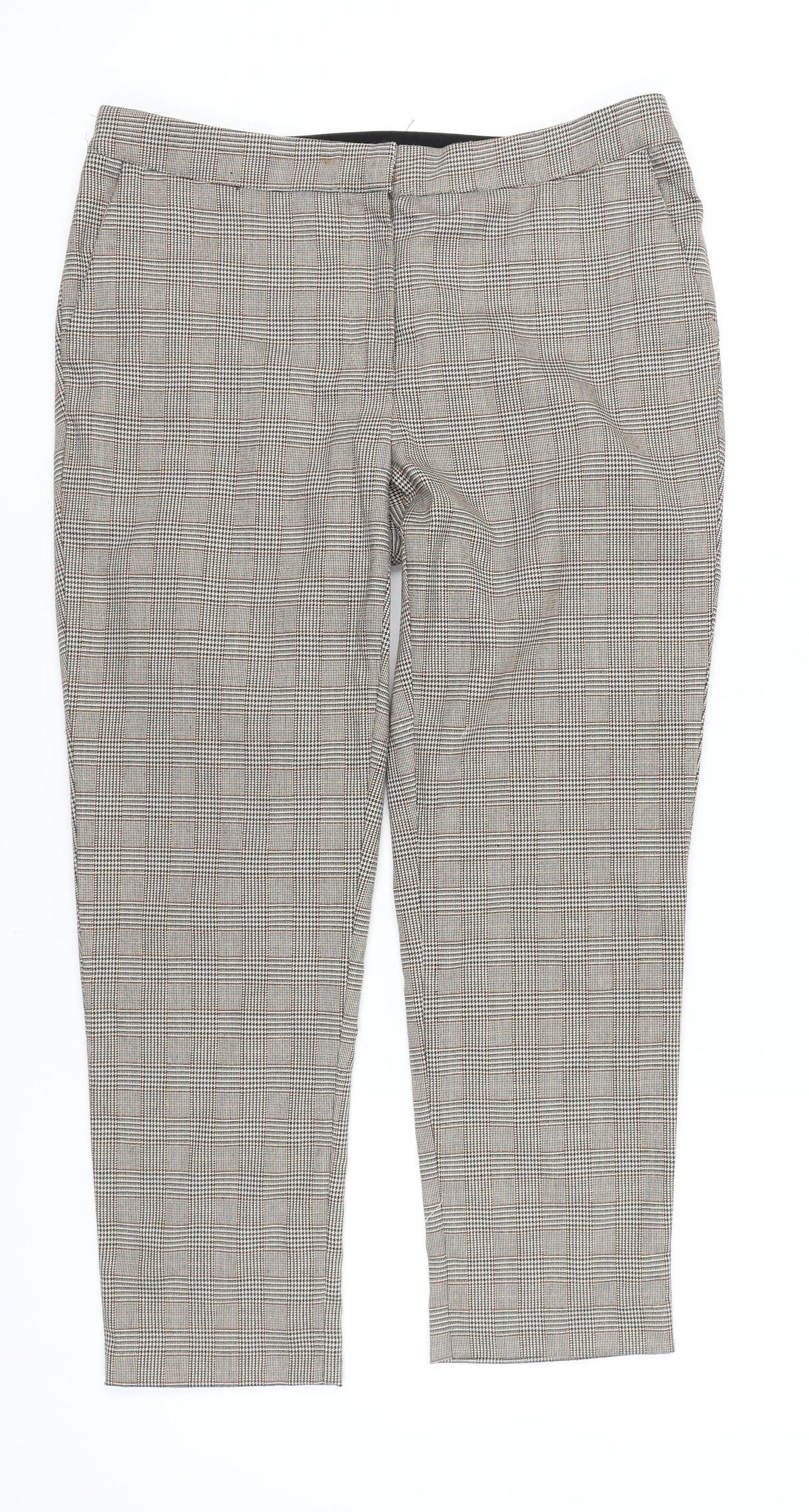 October Woman Check Trousers - Women's Medium