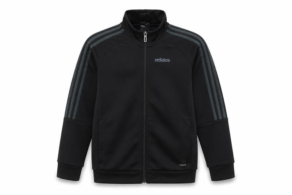 Adidas Boys Black Full Zip Sweatshirt 11-12 Years