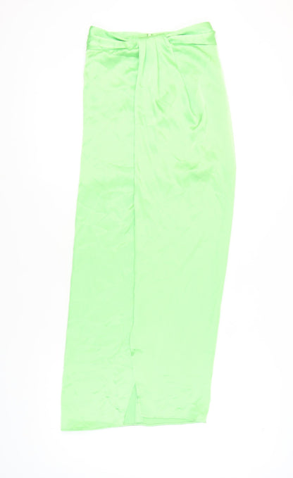 Zara Women's Long Green Skirt XS