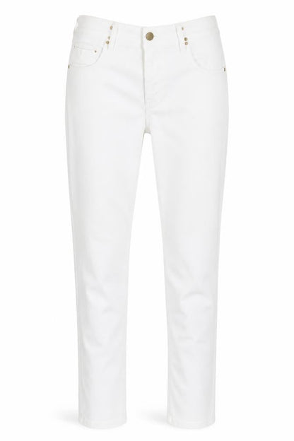 QED London Women's White Skinny Jeans Size 10