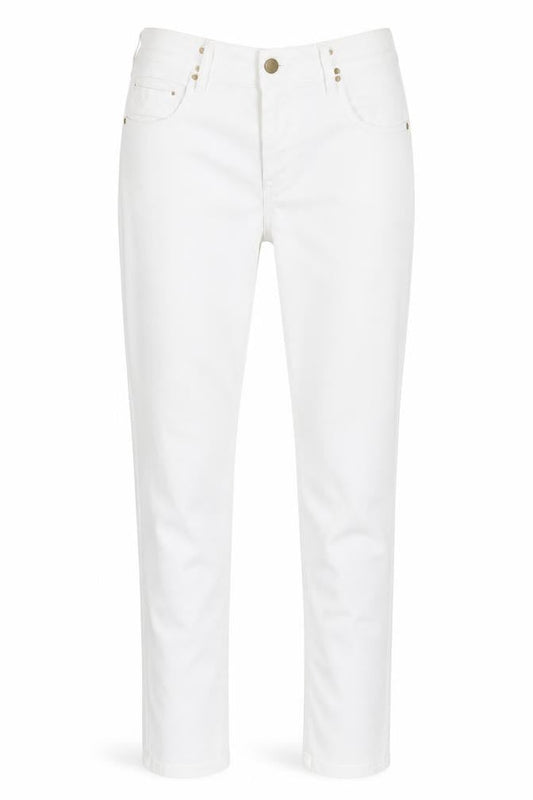 QED London Women's White Skinny Jeans Size 10