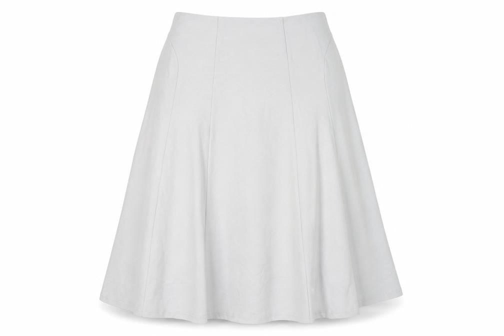 Damart Women's Grey A-Line Long Skirt Size 14