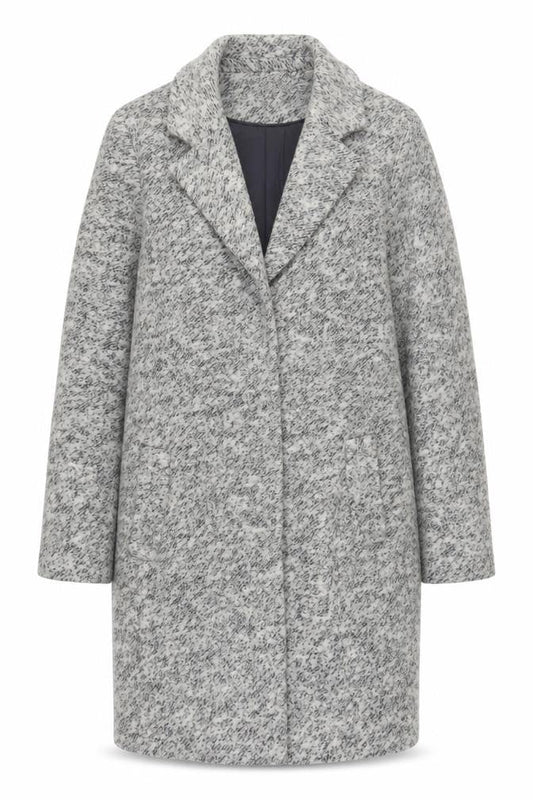 Mint Velvet Women's Grey Overcoat Size 12
