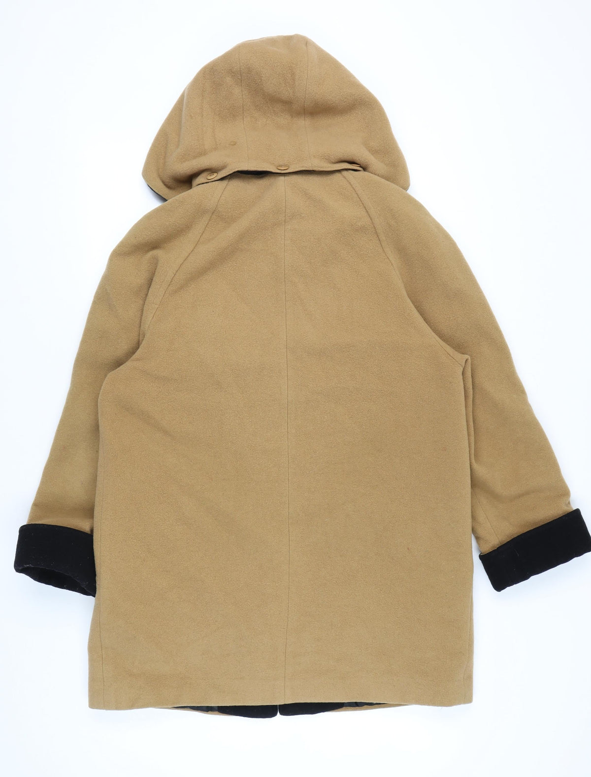 Astraka Women's Beige Hooded Overcoat Size 16