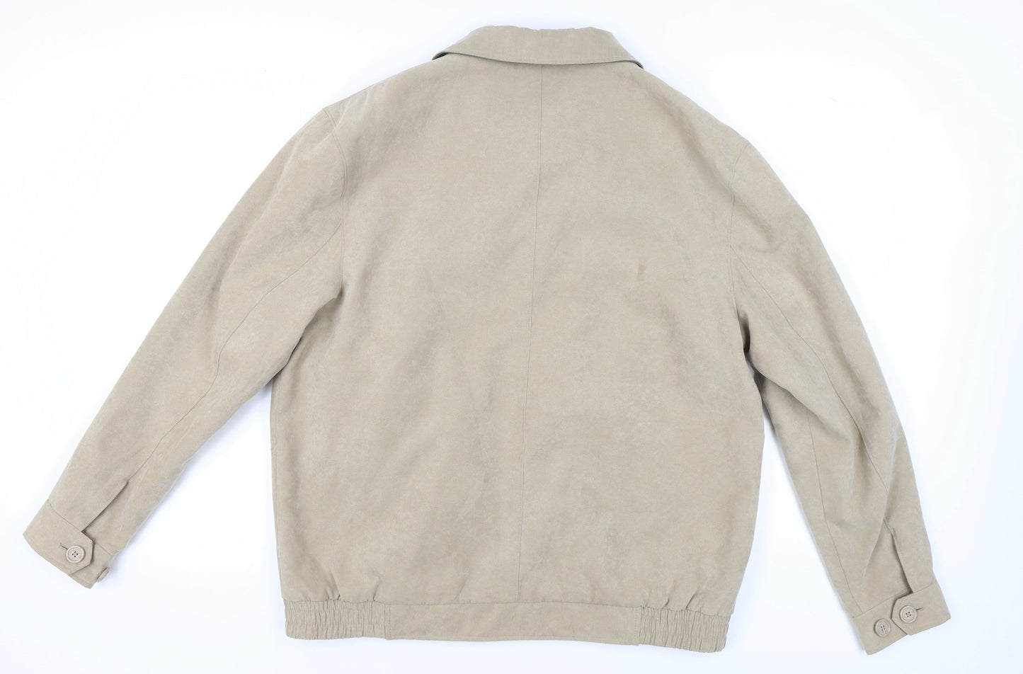 BHS Men's Beige Basic Jacket, Size L 41-43", Casual