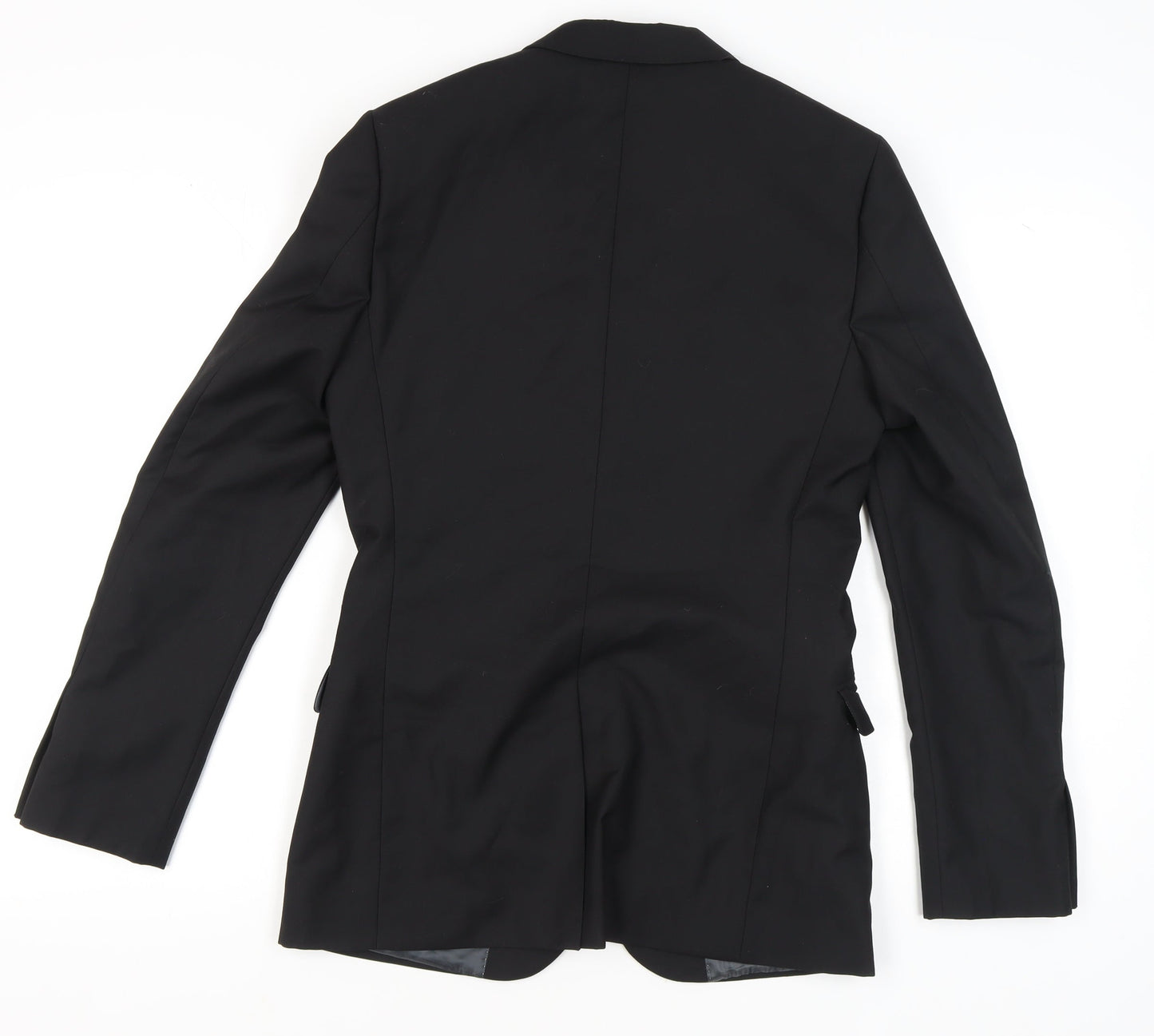 Topman Men's Black Slim Fit Blazer, Size 36L