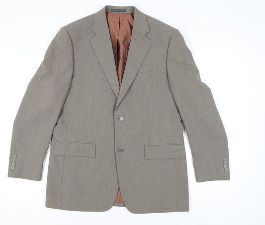 Greenwoods Men's Brown Blazer 40R Formal Jacket