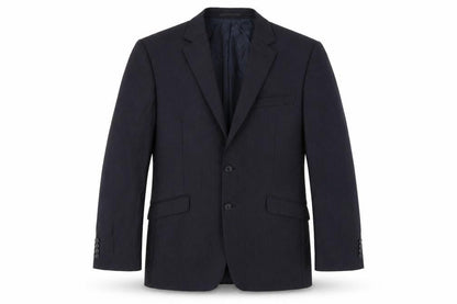 John Lewis Men's Black Long Blazer, 42L Wool Jacket