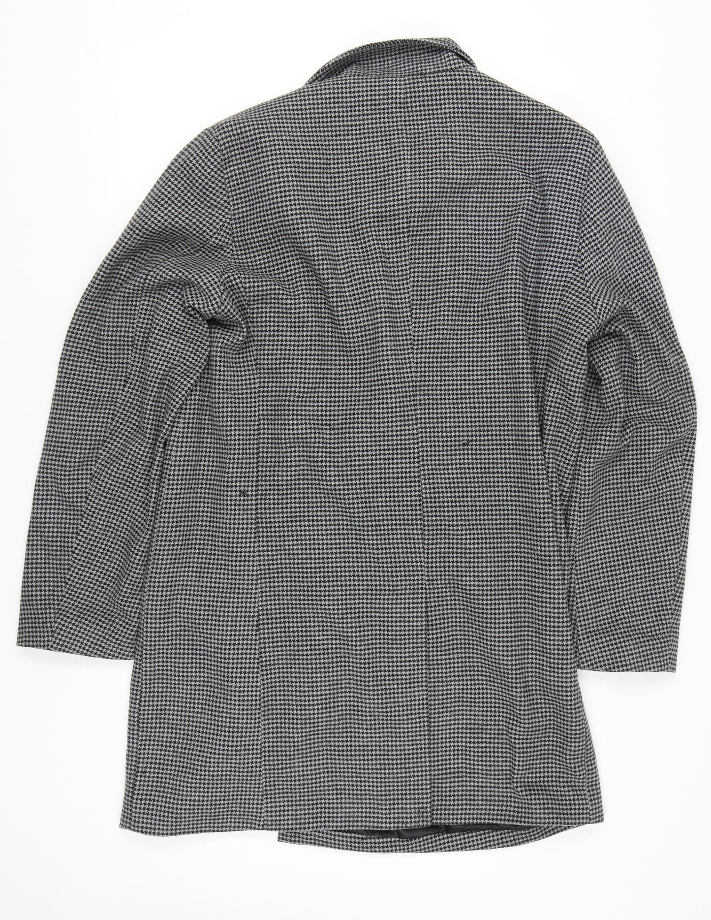 Livergy Men's Grey Houndstooth Overcoat XL