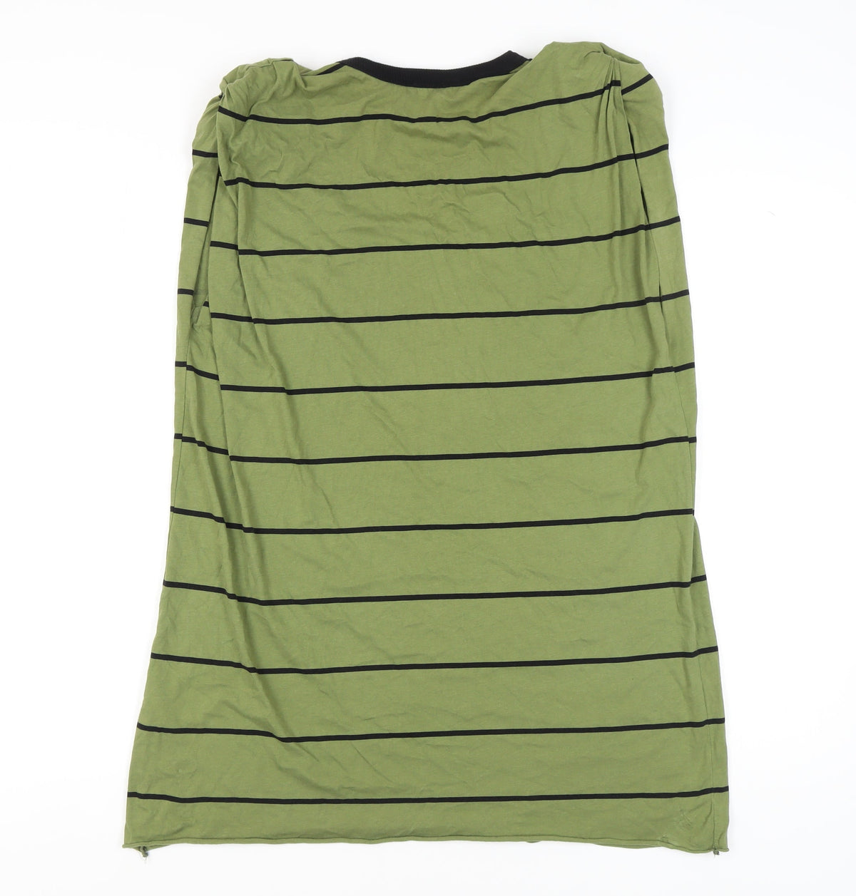 ASOS DESIGN Women Green Striped Dress Size 10