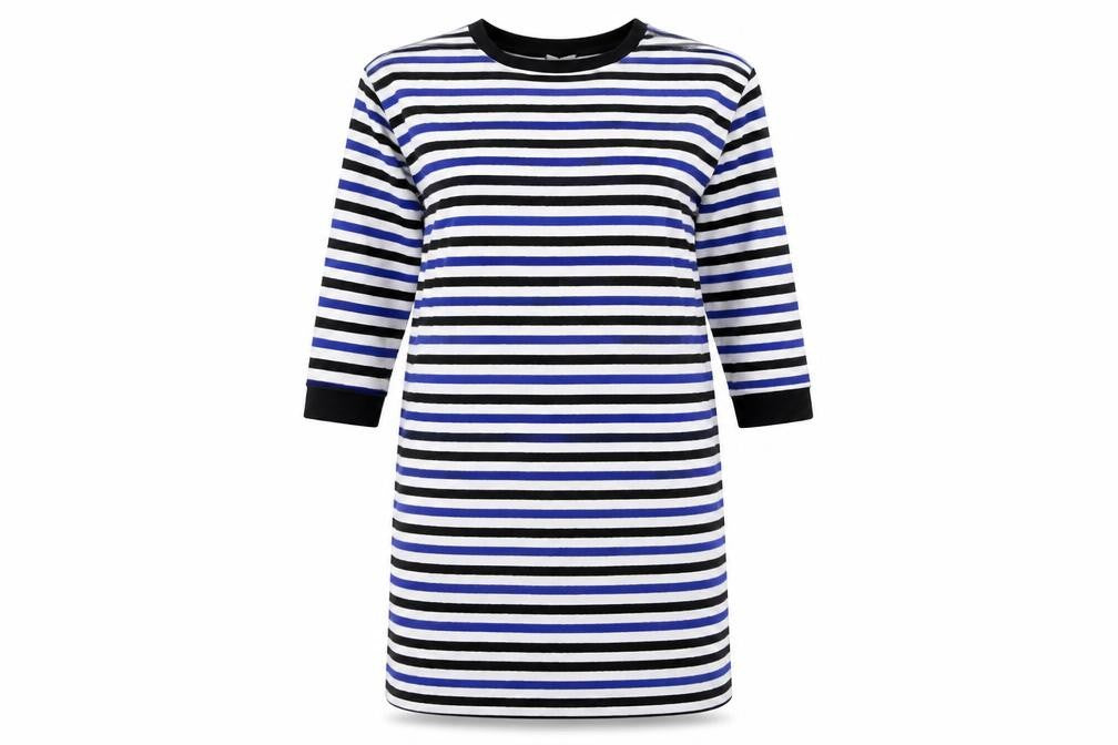 ASOS Women's Multicoloured Striped T-Shirt Dress, Size 6